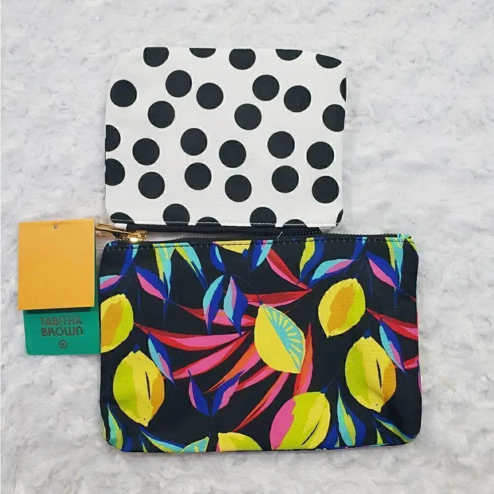 Lemon and Dot Accessory bags Limited Edition Tabitha Brown x Target